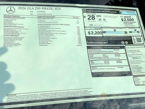 Certified 2026 Mercedes-Benz GLA 250 4MATIC image 26