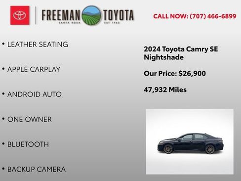 Used 2024 Toyota Camry SE image 5
