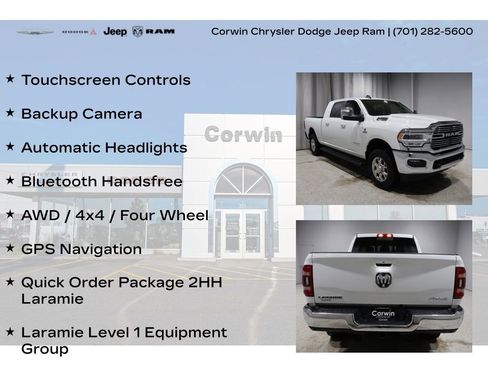 Used 2024 RAM 2500 Laramie w/ Chrome Bumper Package image 8