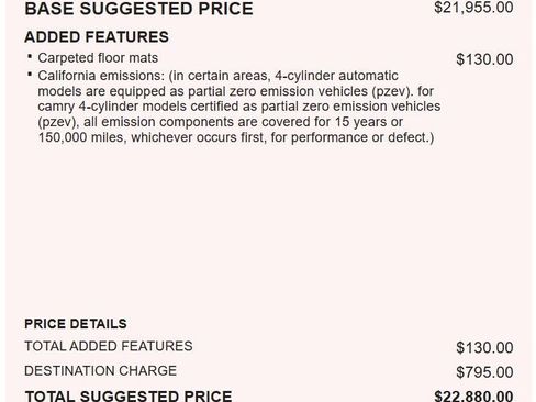 Used 2012 Toyota Camry LE image 17