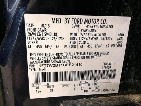 Used 2016 Ford F250 Lariat w/ Lariat Ultimate Package image 33