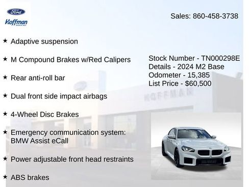 Used 2024 BMW M2 Base w/ Lighting Package image 25