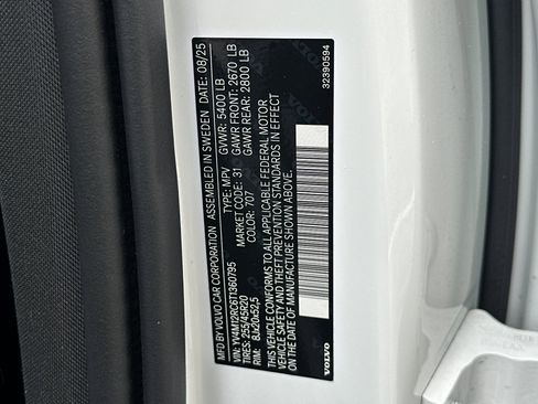 New 2026 Volvo XC60 B5 Plus w/ Climate Package AWD/4WD image 23