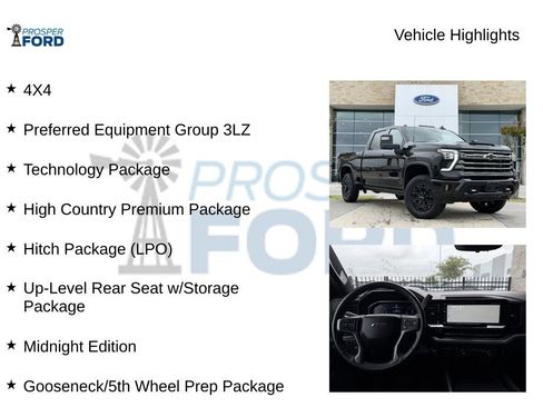 Used 2024 Chevrolet Silverado 2500 High Country w/ High Country Premium Package AWD/4WD image 5