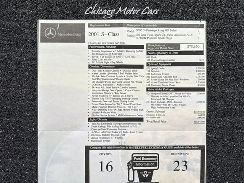 Used 2001 Mercedes-Benz S 500 image 73