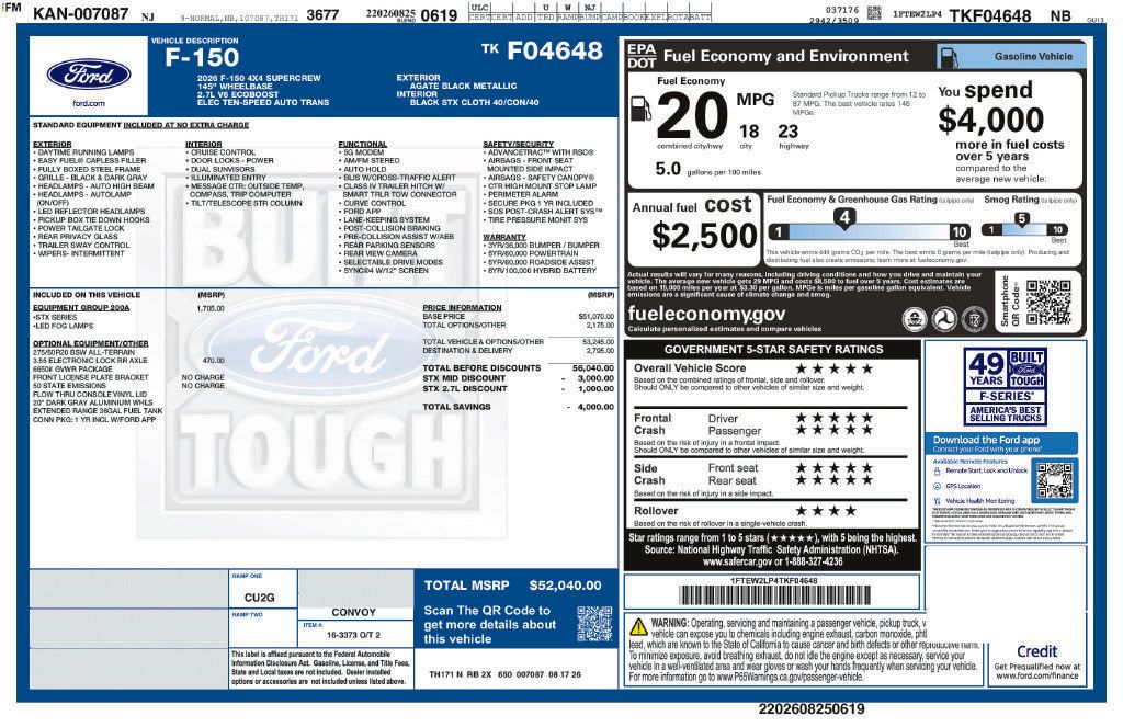 New 2026 Ford F150 STX AWD/4WD image 38