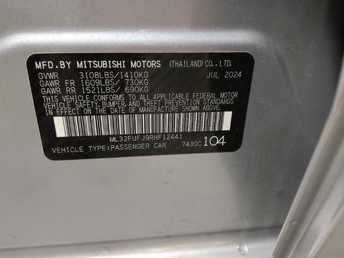 Used 2024 Mitsubishi Mirage G4 LE image 33