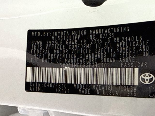 Used 2025 Toyota Corolla LE FWD image 38
