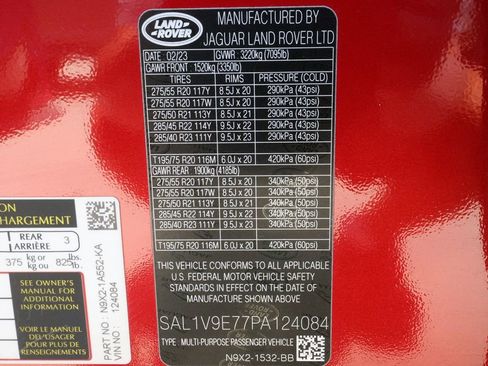 Used 2023 Land Rover Range Rover Sport First Edition AWD/4WD image 13