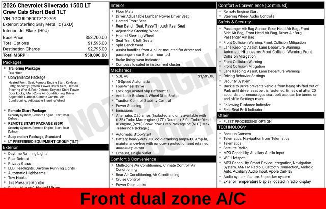 Used 2026 Chevrolet Silverado 1500 LT AWD/4WD image 26