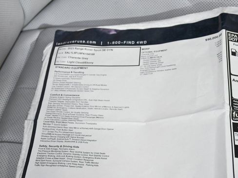 Used 2023 Land Rover Range Rover Sport SE Dynamic image 65