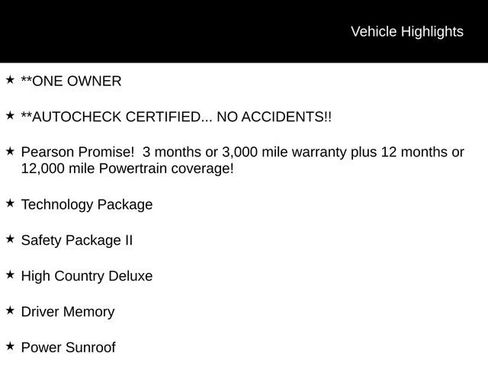 Used 2022 Chevrolet Silverado 1500 High Country w/ Technology Package AWD/4WD image 6