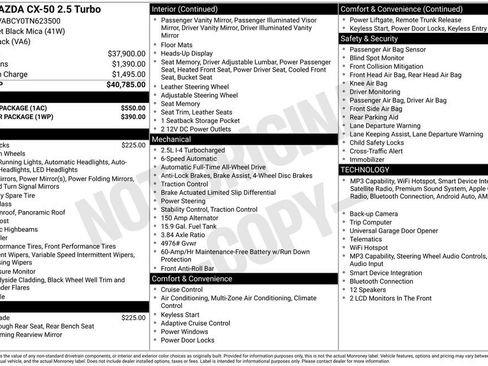 New 2026 MAZDA CX-50 AWD 2.5 S w/ Accent Package image 6