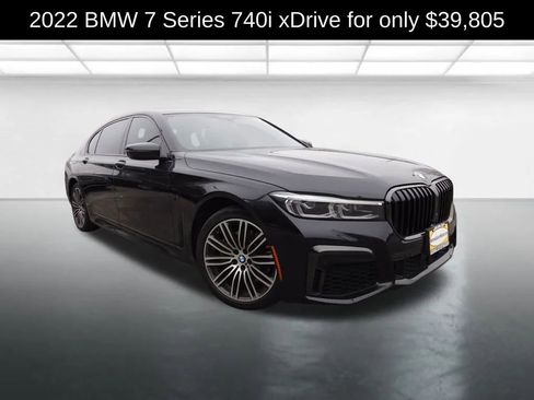 Used 2022 BMW 740i xDrive 740i xDrive Sedan 4D w/ M Sport Package image 1