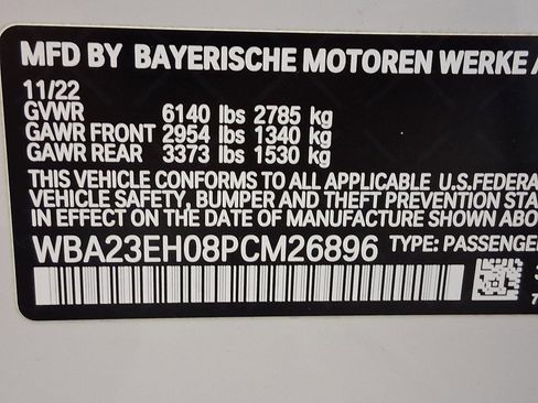 Certified 2023 BMW 740i w/ Parking Assistance Package RWD image 16