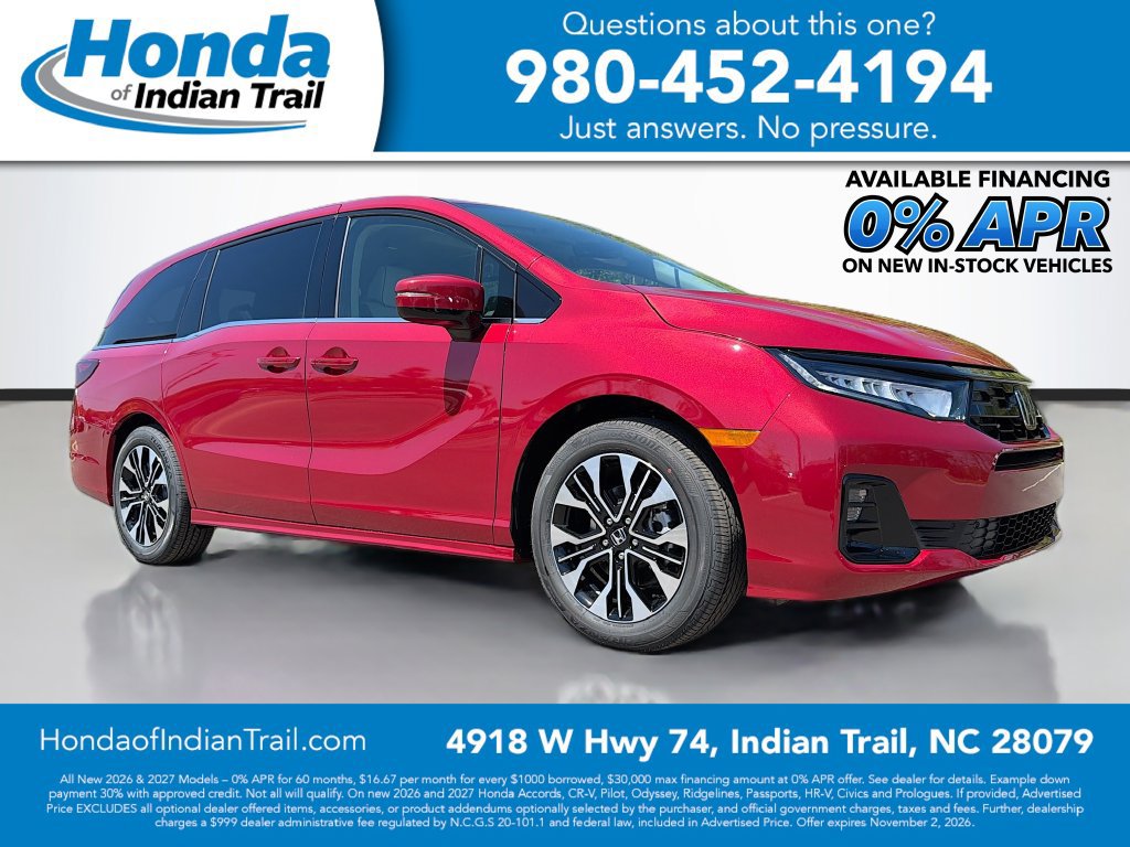New 2026 Honda Odyssey Elite 360° Tour
