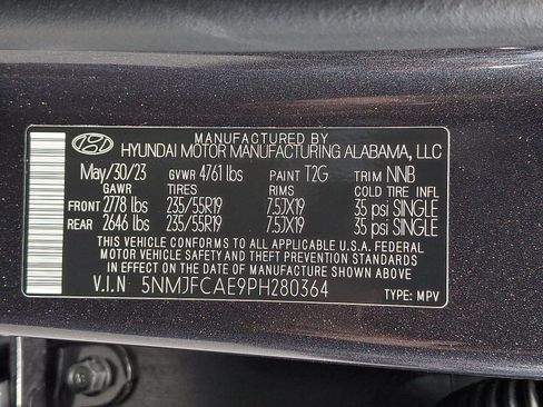 Certified 2023 Hyundai Tucson SEL w/ Convenience Package AWD/4WD image 28