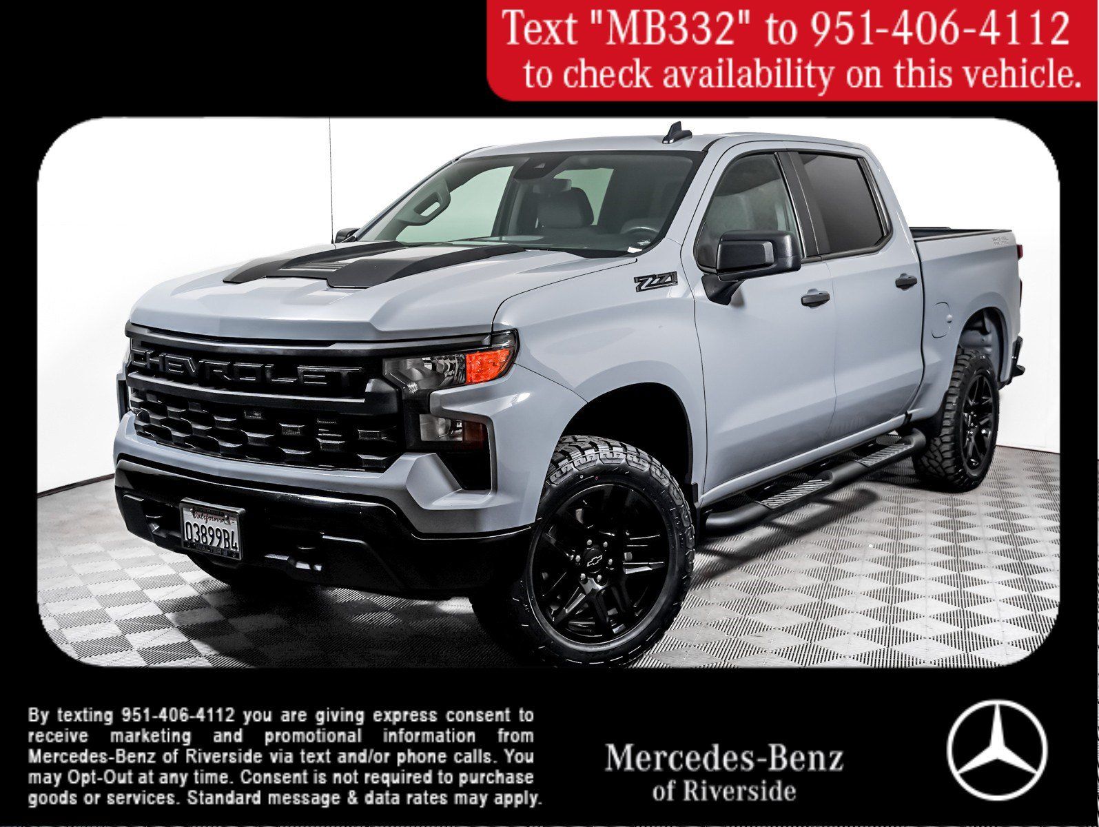 Used 2024 Chevrolet Silverado 1500 Custom Trail Boss w/ Turbomax Blackout Package AWD/4WD image 1