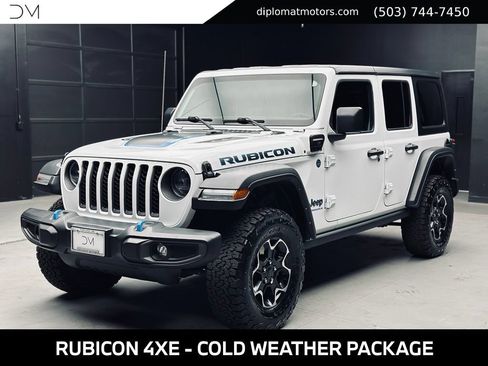 Used 2023 Jeep Wrangler Unlimited Rubicon 4xe w/ Cold Weather Group AWD/4WD image 1