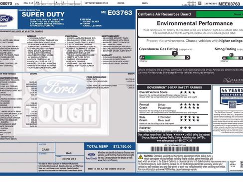 Used 2021 Ford F250 Lariat w/ Lariat Ultimate Package image 39