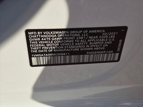 Used 2021 Volkswagen Passat 2.0T SE FWD image 15