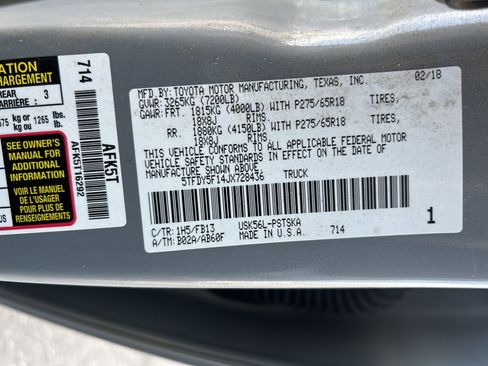 Used 2018 Toyota Tundra SR5 w/ TRD Off Road Package image 32