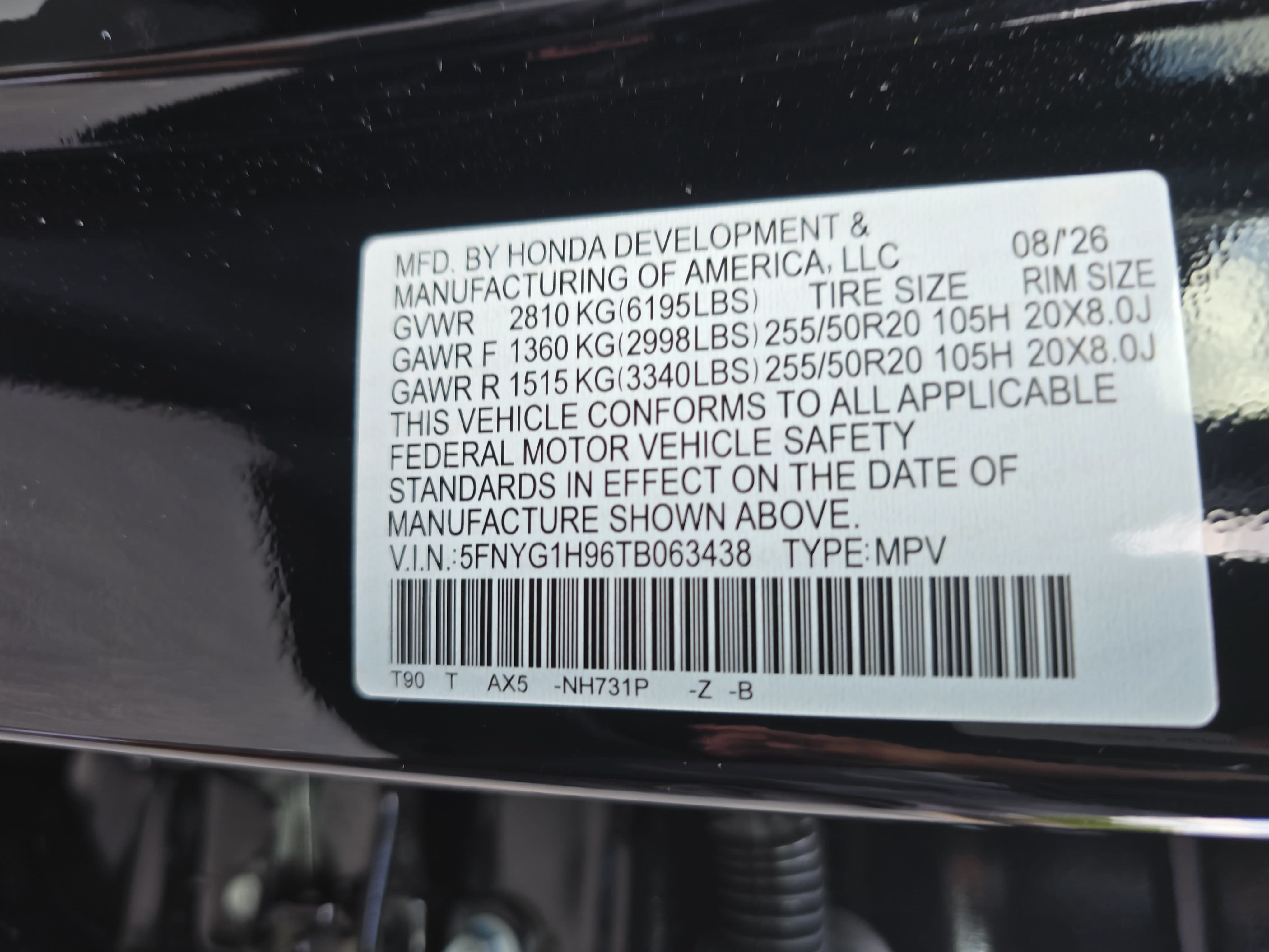New 2026 Honda Pilot Black Edition image 38