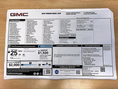 New 2026 GMC Terrain Denali image 13