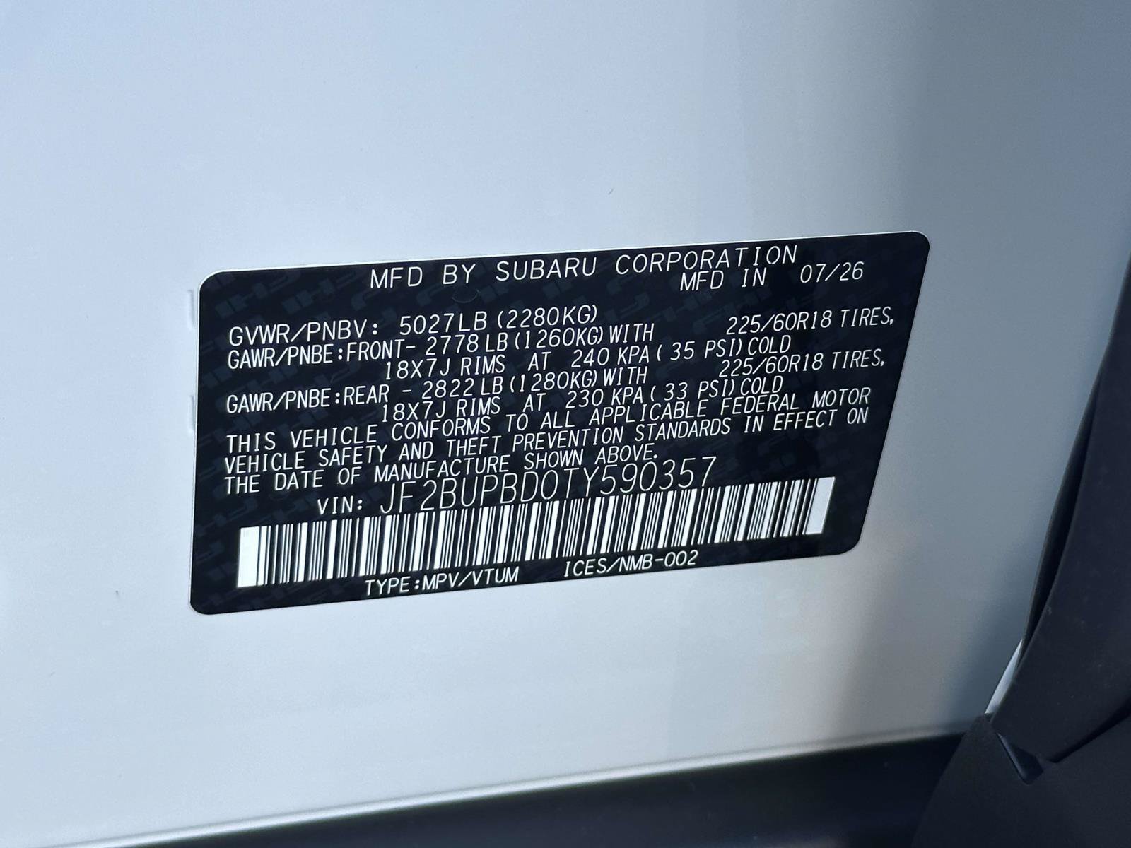 New 2026 Subaru Outback Premium AWD/4WD image 15