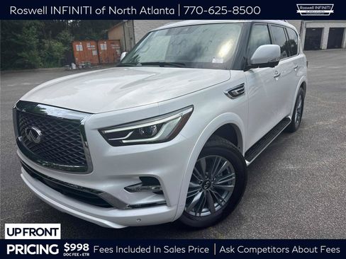 Used 2022 INFINITI QX80 Luxe w/ Cargo Package RWD image 1