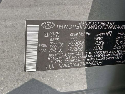 Used 2023 Hyundai Santa Fe SE FWD image 28