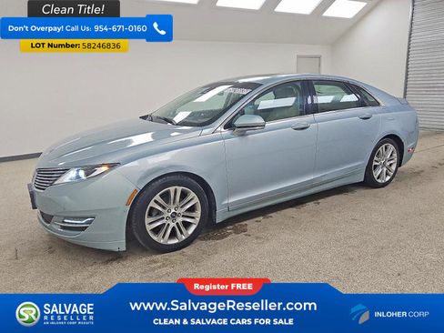 Used 2014 Lincoln MKZ Hybrid w/ Equipment Group 202A Reserve FWD image 1