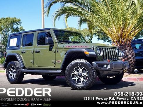 Used 2022 Jeep Wrangler Unlimited Rubicon w/ LED Lighting Group AWD/4WD image 1