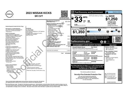 Used 2023 Nissan Kicks SR w/ SR Premium Package FWD image 23