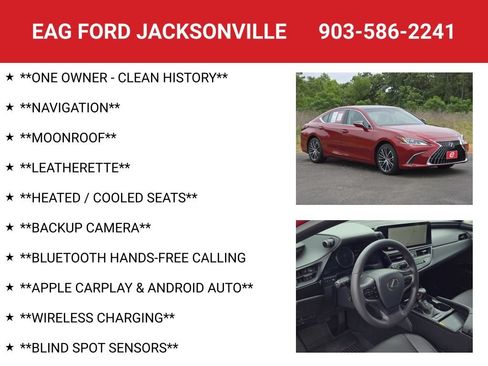 Used 2025 Lexus ES 350 w/ Premium Package FWD image 4