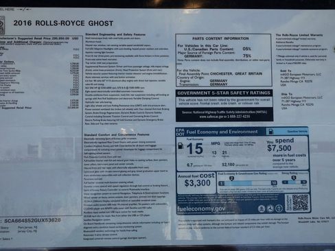 Used 2016 Rolls-Royce Ghost image 32