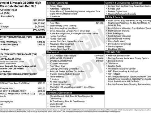 Certified 2024 Chevrolet Silverado 3500 High Country w/ High Country Premium Package AWD/4WD image 10