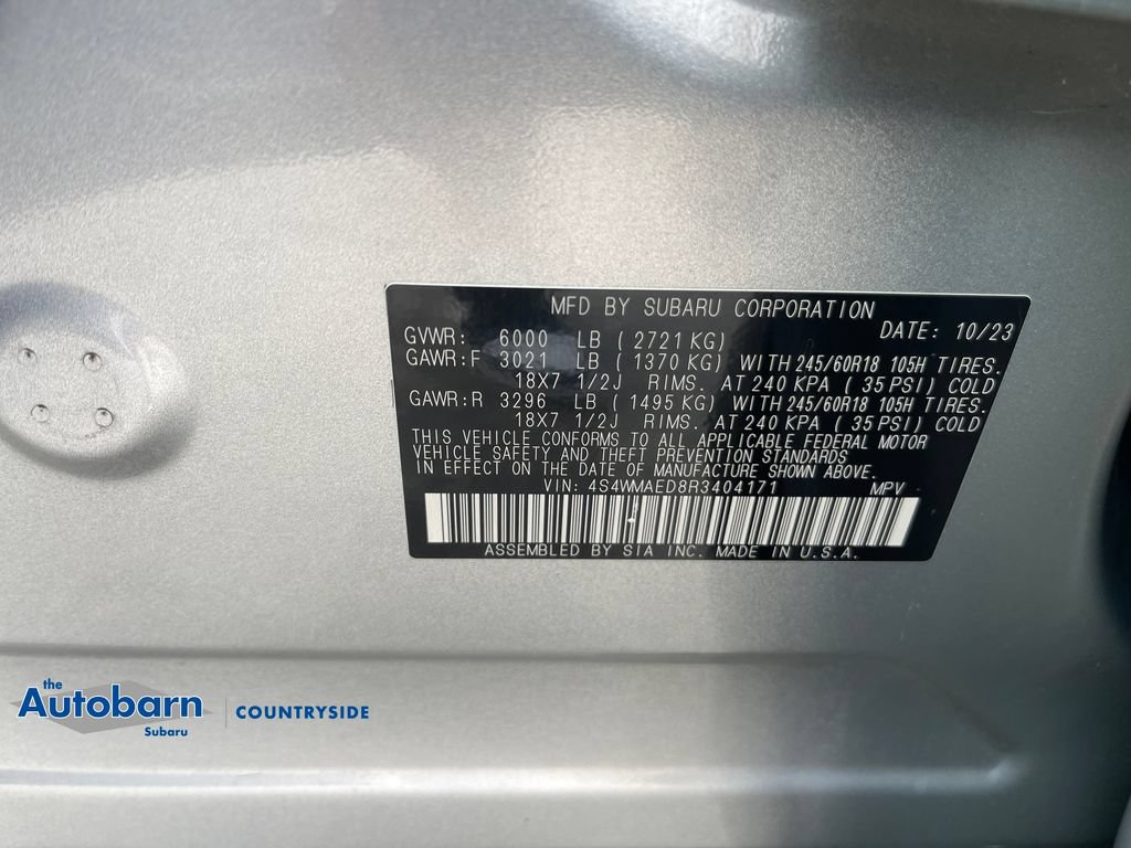 Certified 2024 Subaru Ascent Premium w/ Convenience Package AWD/4WD image 28
