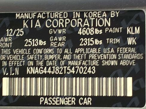 New 2026 Kia K5 GT w/ GT1 Package FWD image 31