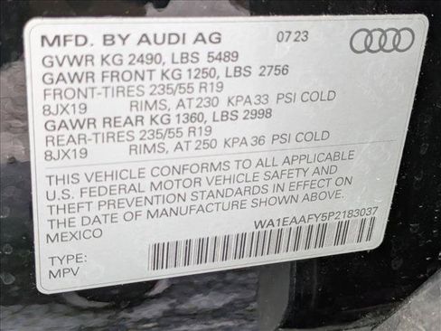 Used 2023 Audi Q5 2.0T Premium Plus w/ Premium Plus Package AWD/4WD image 16
