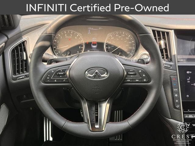 Certified 2023 INFINITI Q50 Red Sport 400 w/ Black Opal Edition RWD image 14