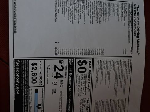 New 2026 BMW 840i RWD image 25
