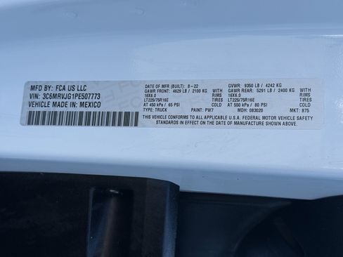 Used 2023 RAM ProMaster 3500 image 17