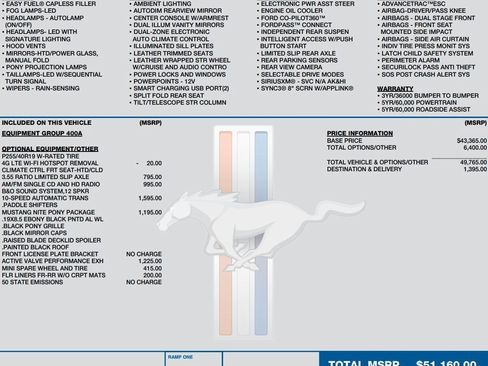 Used 2023 Ford Mustang GT Premium w/ Mustang Nite Pony Package image 2