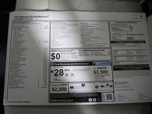 Used 2026 BMW X1 xDrive28i w/ Technology Package image 20