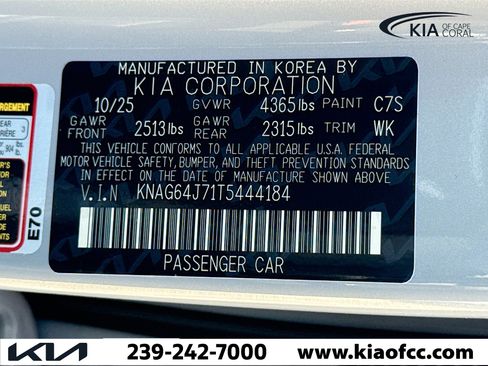 New 2026 Kia K5 GT-Line w/ GT-Line Red Interior Package image 40