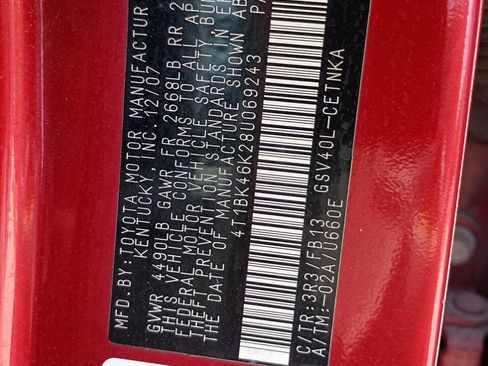 Used 2008 Toyota Camry XLE FWD image 24