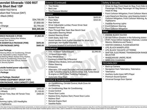 New 2026 Chevrolet Silverado 1500 RST w/ Convenience Package II image 10