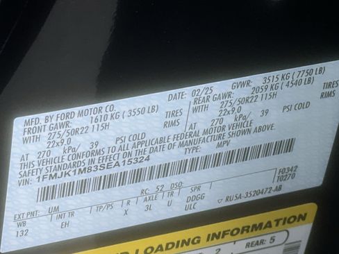 Used 2025 Ford Expedition Max Platinum w/ Driver's Package AWD/4WD image 38