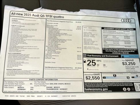 New 2025 Audi Q5 Premium Plus image 18